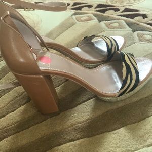 Tan Animal Print  Sandals